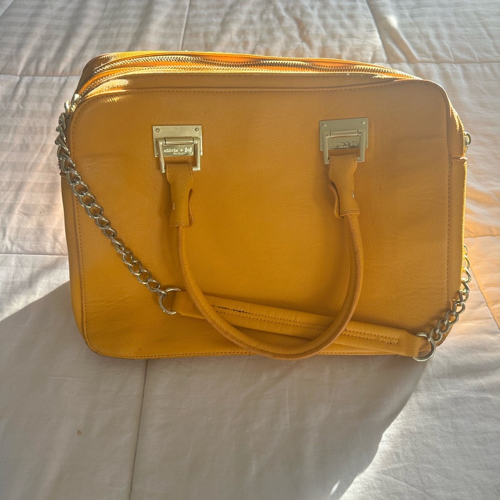 Sunlit Yellow Satchel